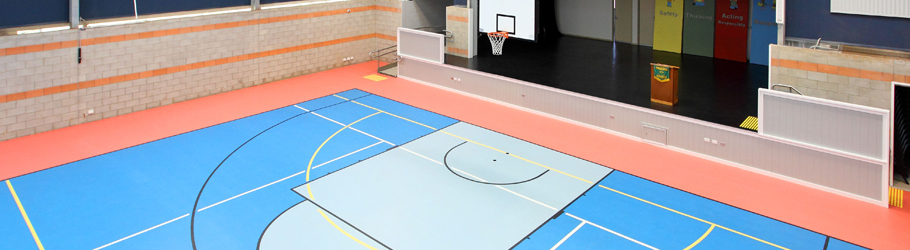 Darling High State School, Queensland, Australia - DECOFLEX Universal Indoor Sports Flooring